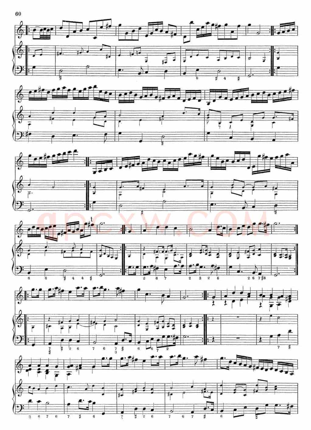 Biber Violin Sonata VII（小提琴+钢琴伴奏）