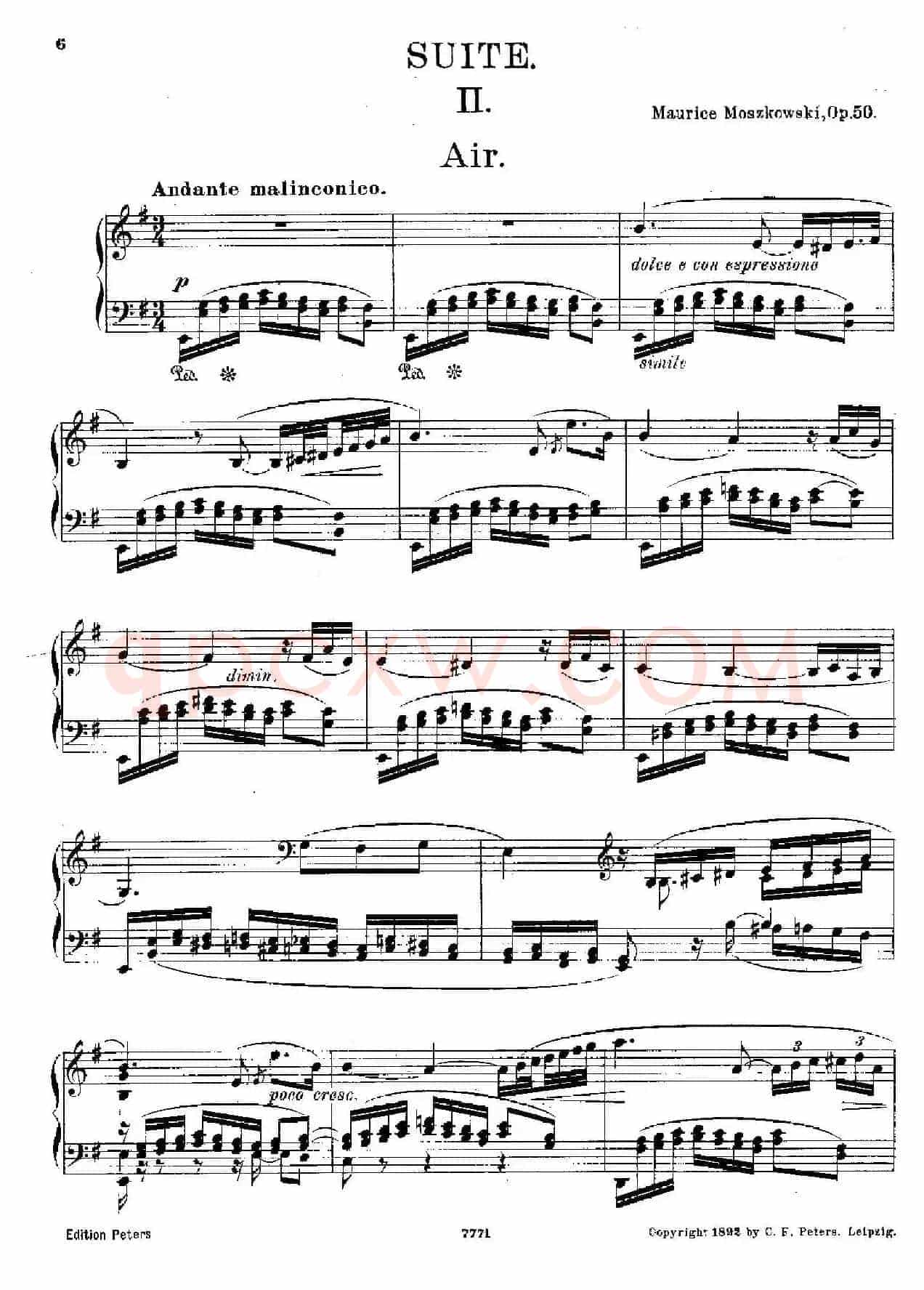 Suite in G Major Op.50（G大调组曲·Ⅱ）