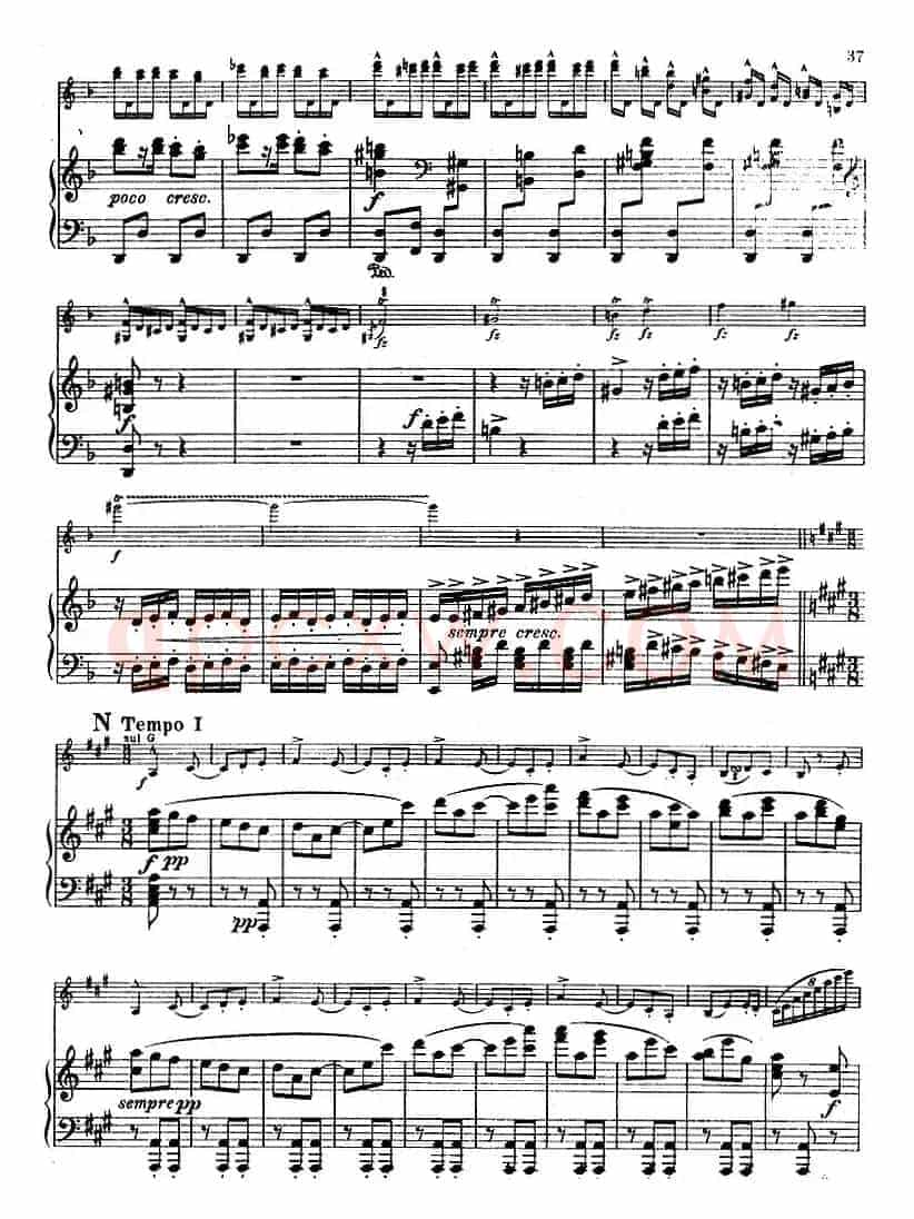 德沃夏克作品53号A小调协奏曲 （小提琴和钢琴）