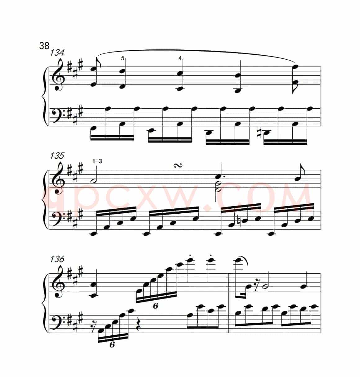 奏鸣曲 Opus 2 Nr.2 第四乐章（贝多芬奏鸣曲集 1）