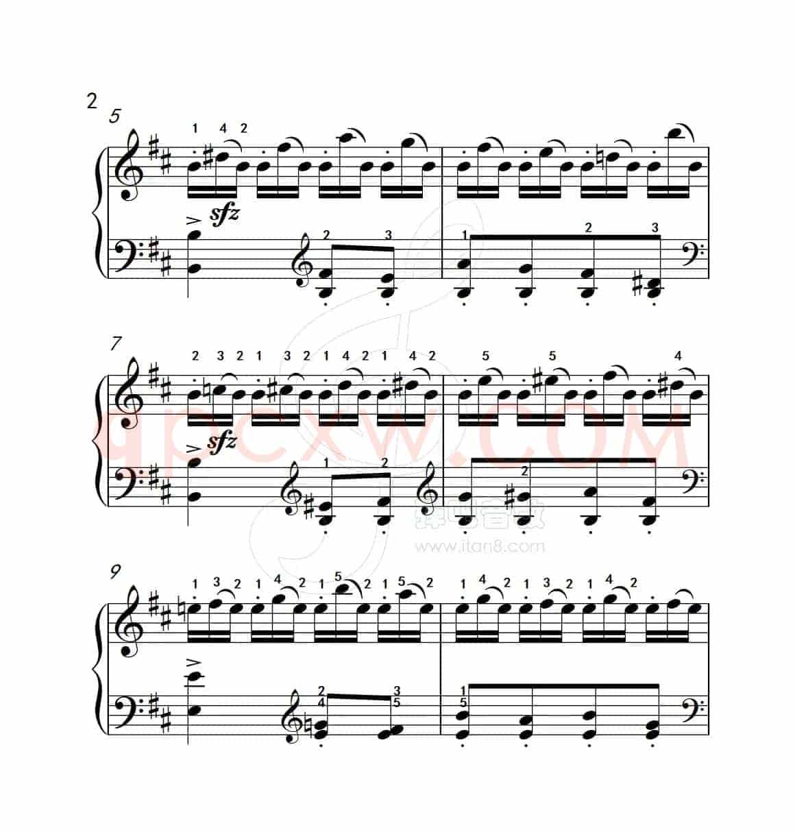 练习曲 45（克拉莫钢琴练习曲60首）
