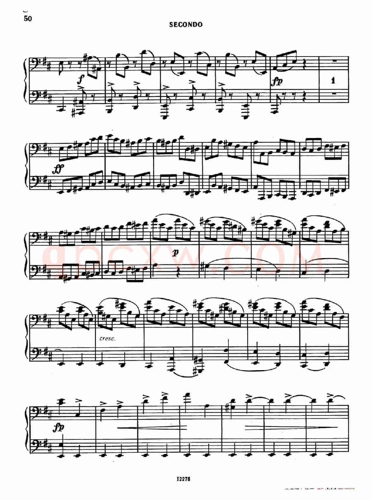 Tarantella in D Major(D大调塔兰泰拉舞曲·四手联弹)