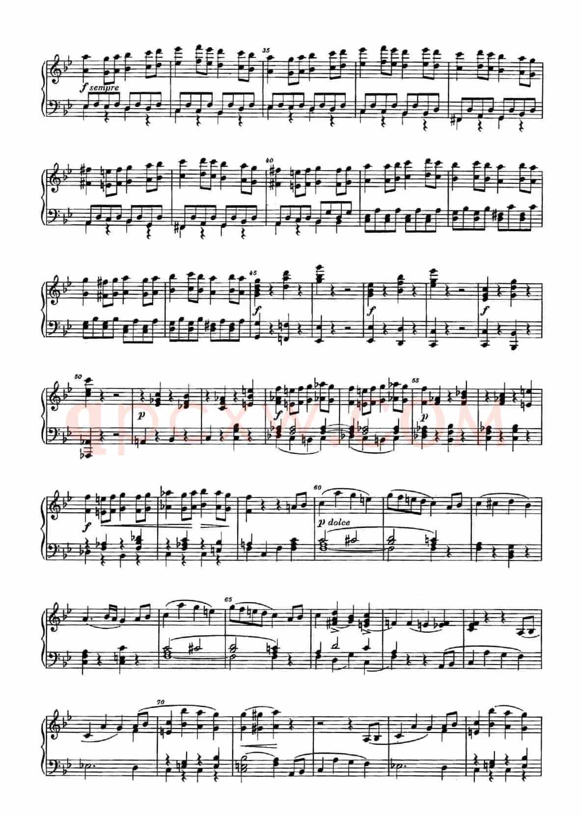 降B大调钢琴奏鸣曲 (Piano Sonata in B-flat Major Op.1)
