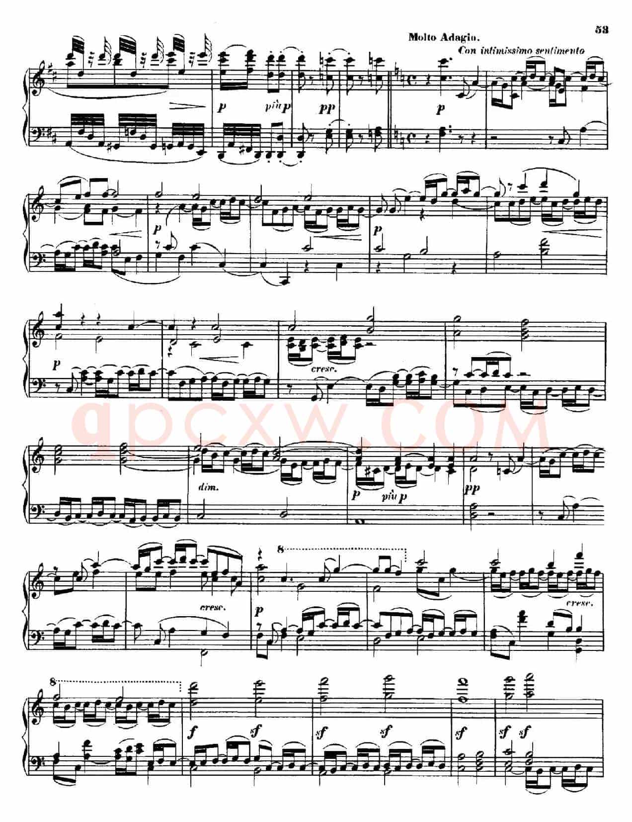String Quartet No.15 in a Minor Op.132(a小调第十五弦乐四重奏·钢琴独奏版)
