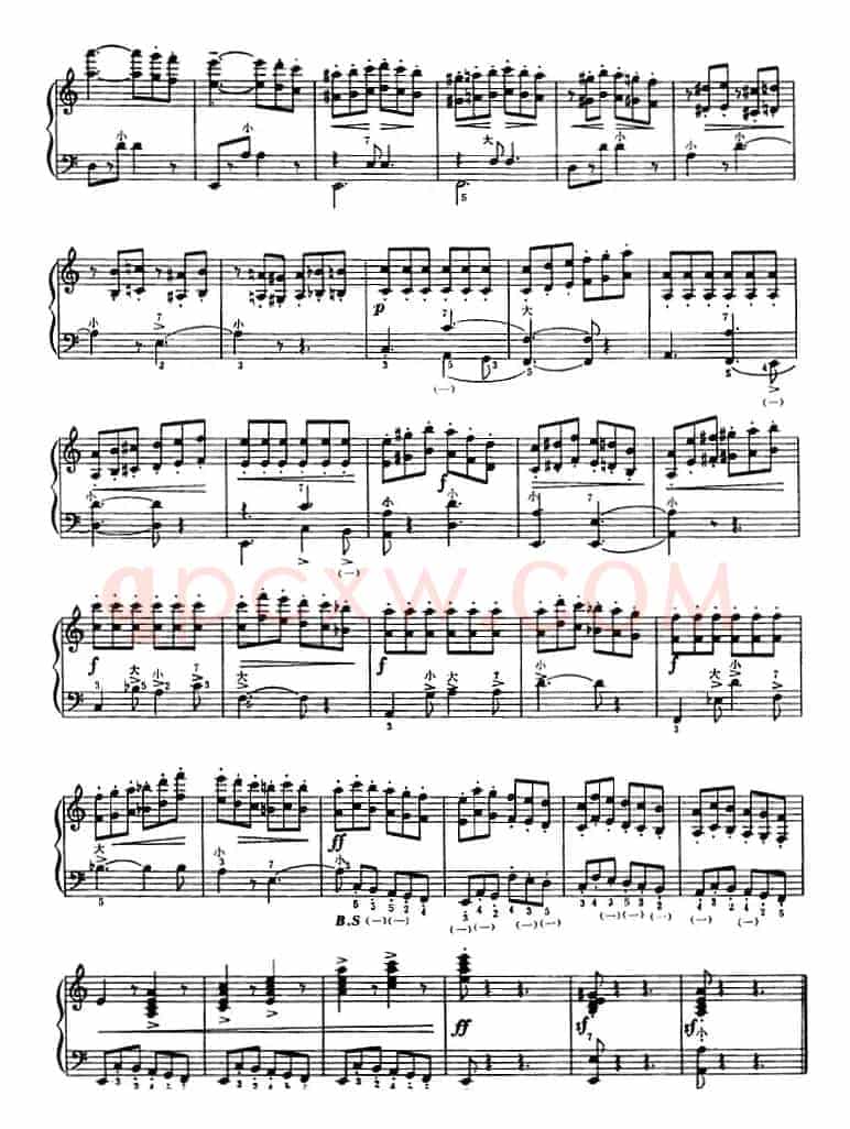 手风琴技术训练练习曲（26）