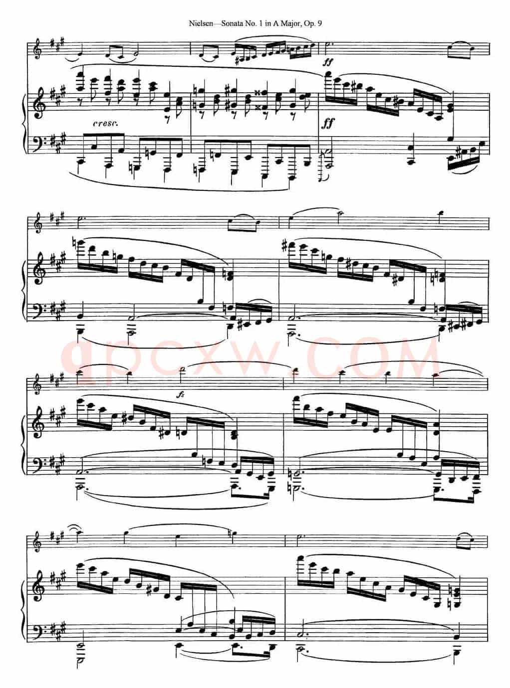 Violin Sonata No.1 in A Major Op.9（小提琴+钢琴伴奏）