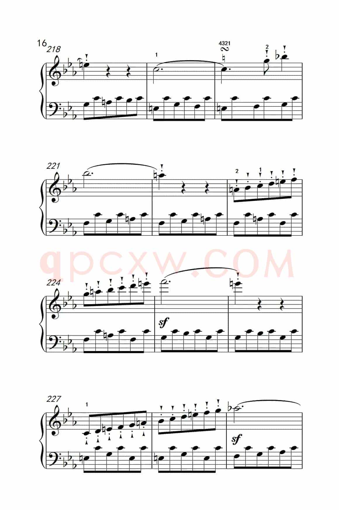 奏鸣曲 Opus 10 Nr.1 第一乐章（贝多芬奏鸣曲集 2）