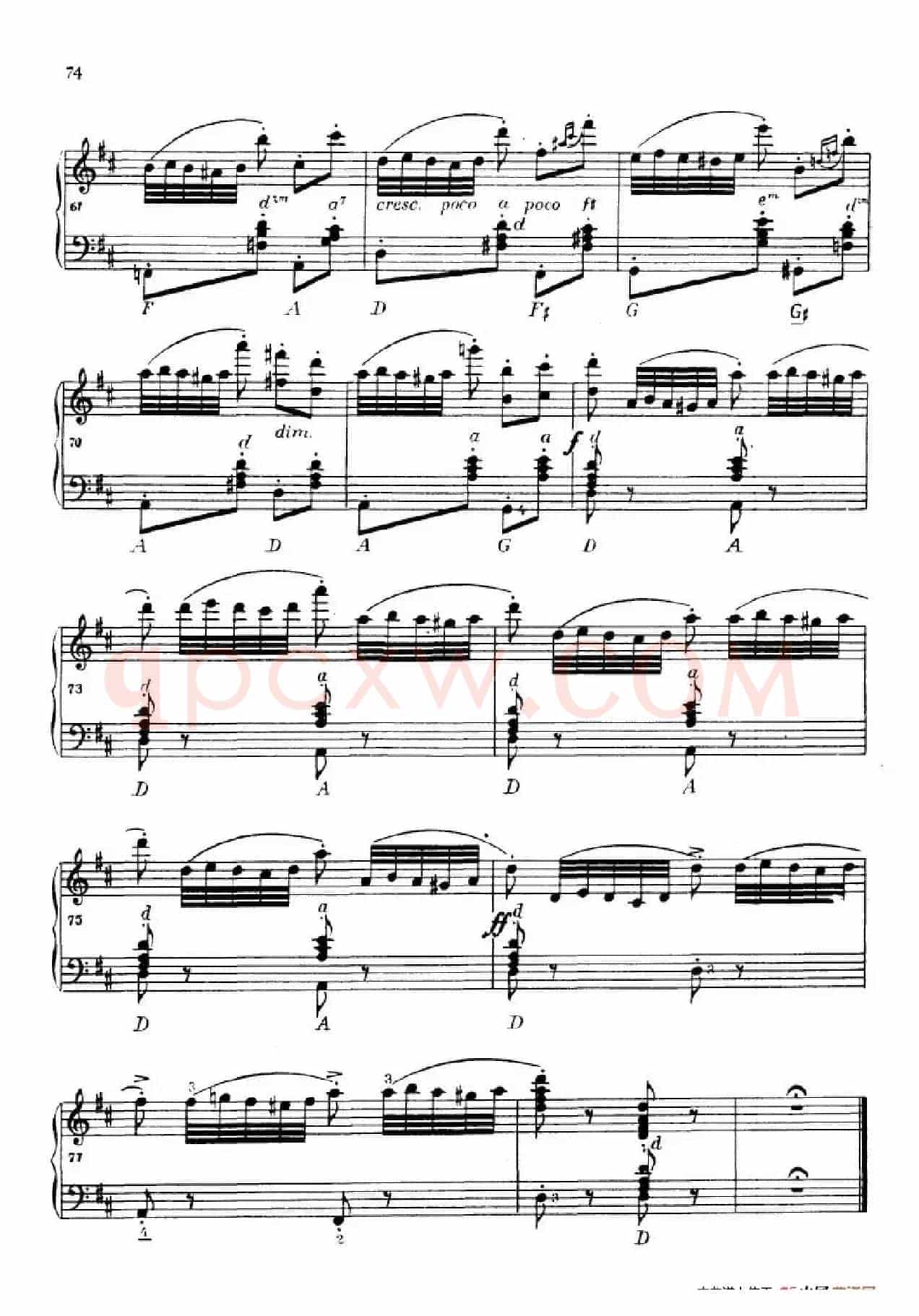 《车尔尼手风琴练习曲集》第Ⅳ册（第14——15首）