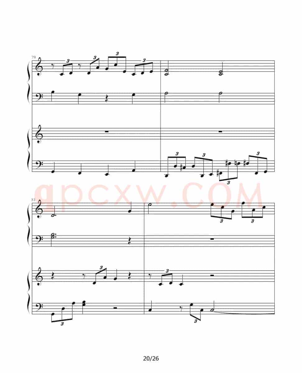 ココロの音（双钢琴）