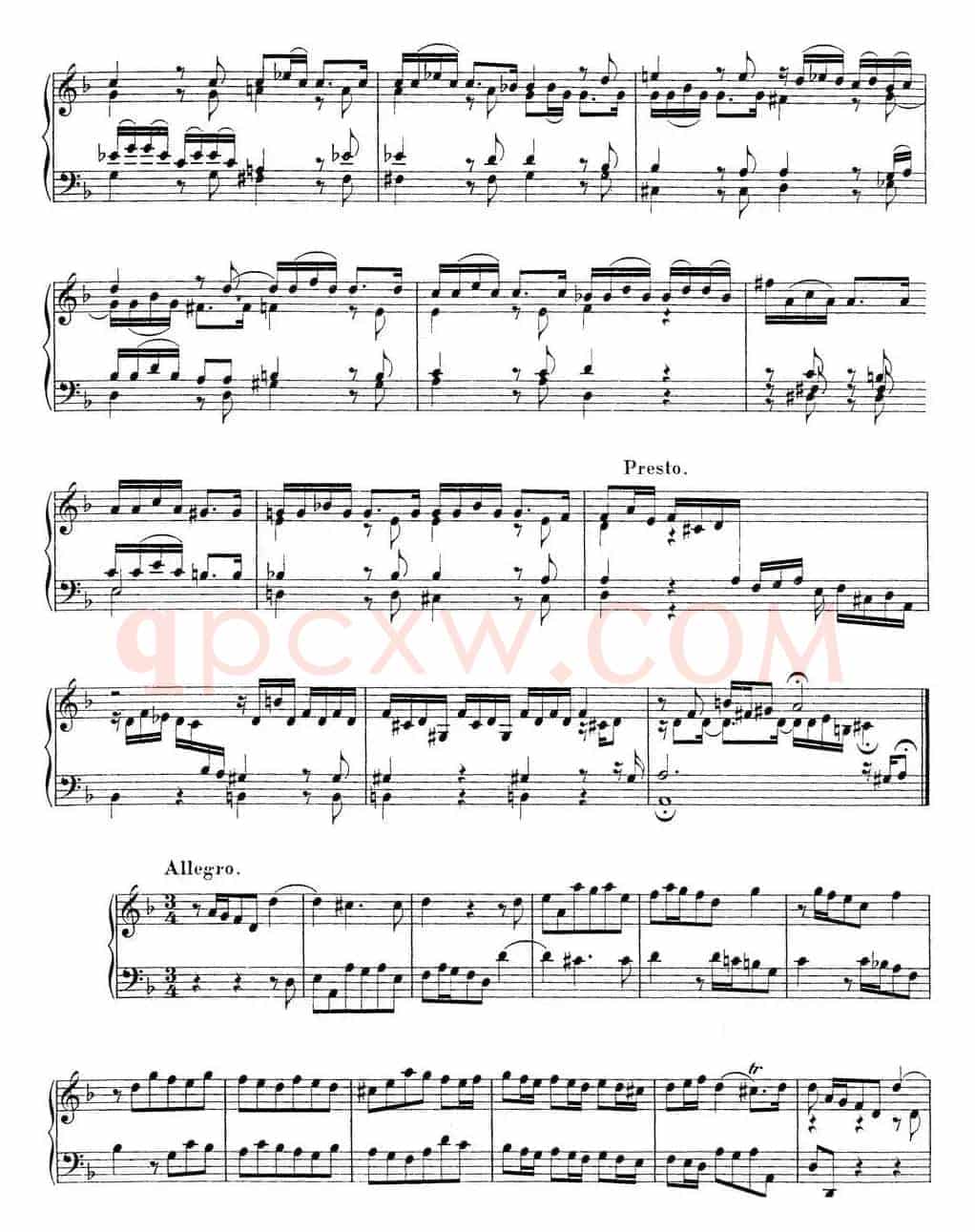 Toccata Minor BWV 913(7首托卡塔·No.4 d小调)
