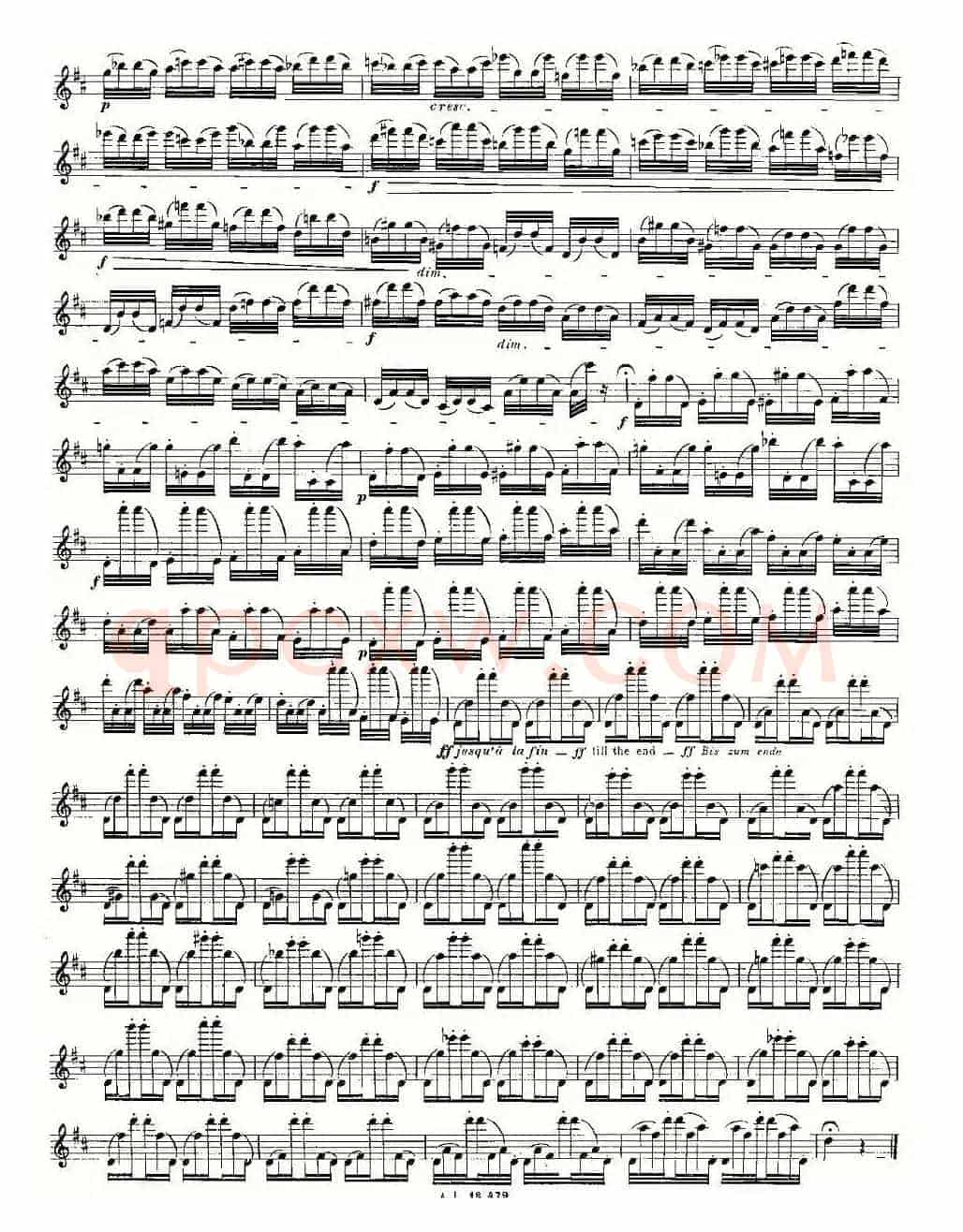 基于维尼亚夫斯基练习曲的10首长笛练习曲之8（Moyse - 10 Studies After Wieniawski）