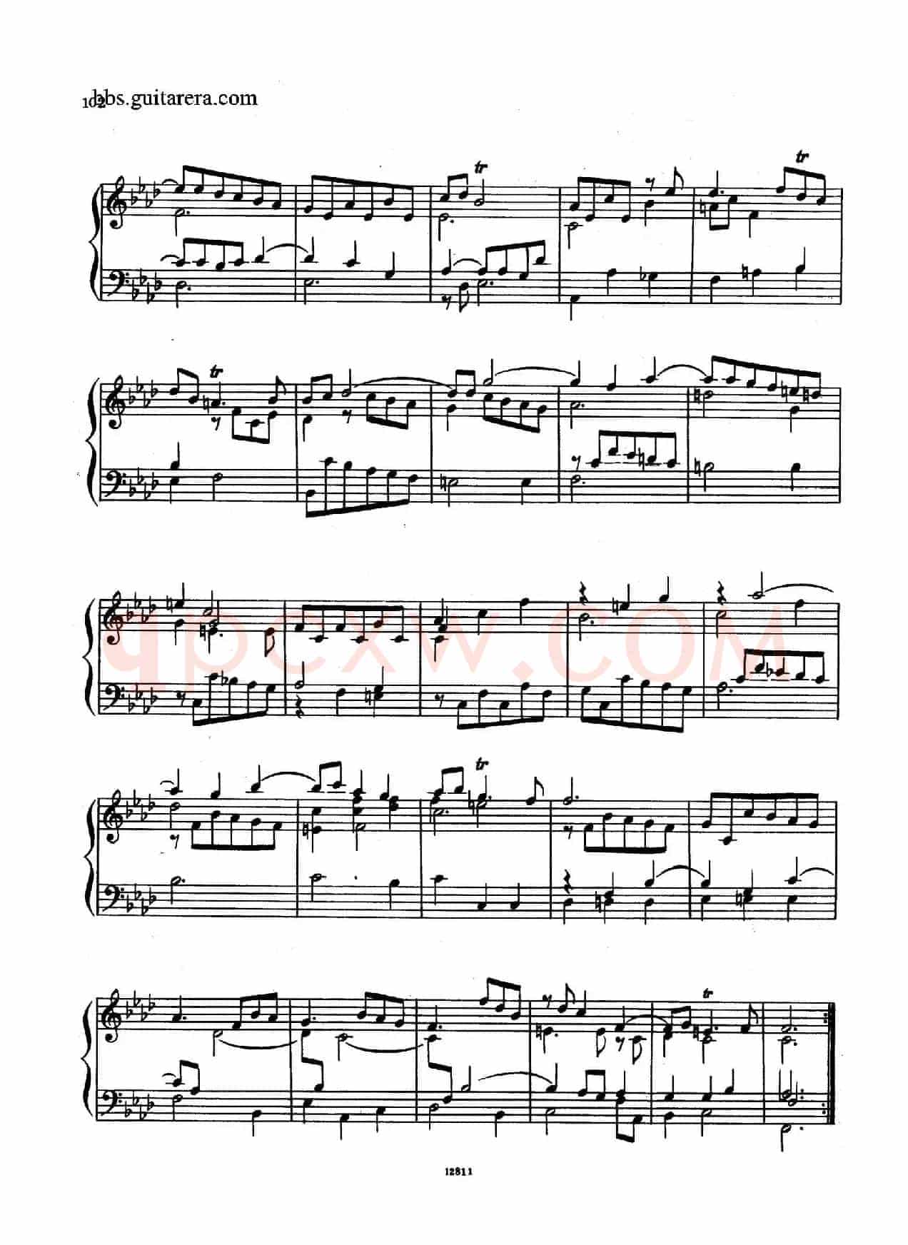 Suite No.8 in f Minor HWV 433(f小调第八组曲)