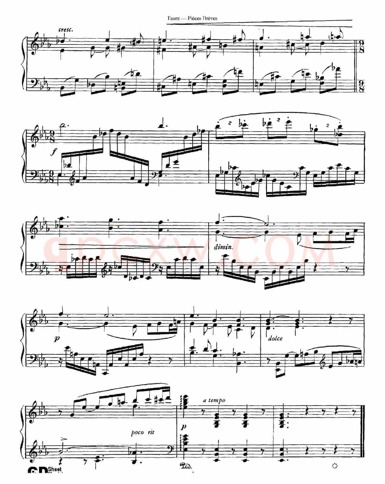 Pieces Breves Op.84（Ⅰ）