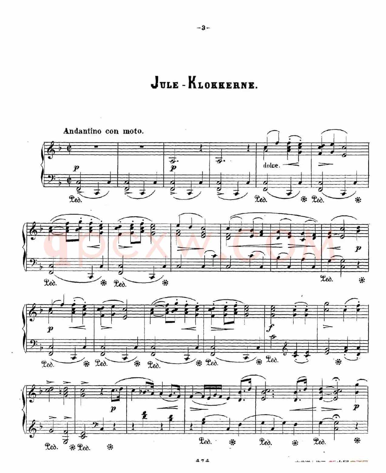 Bárnenes Juul Op.36(孩子们的圣诞夜·1. 圣诞钟声 2. 圣诞诗)