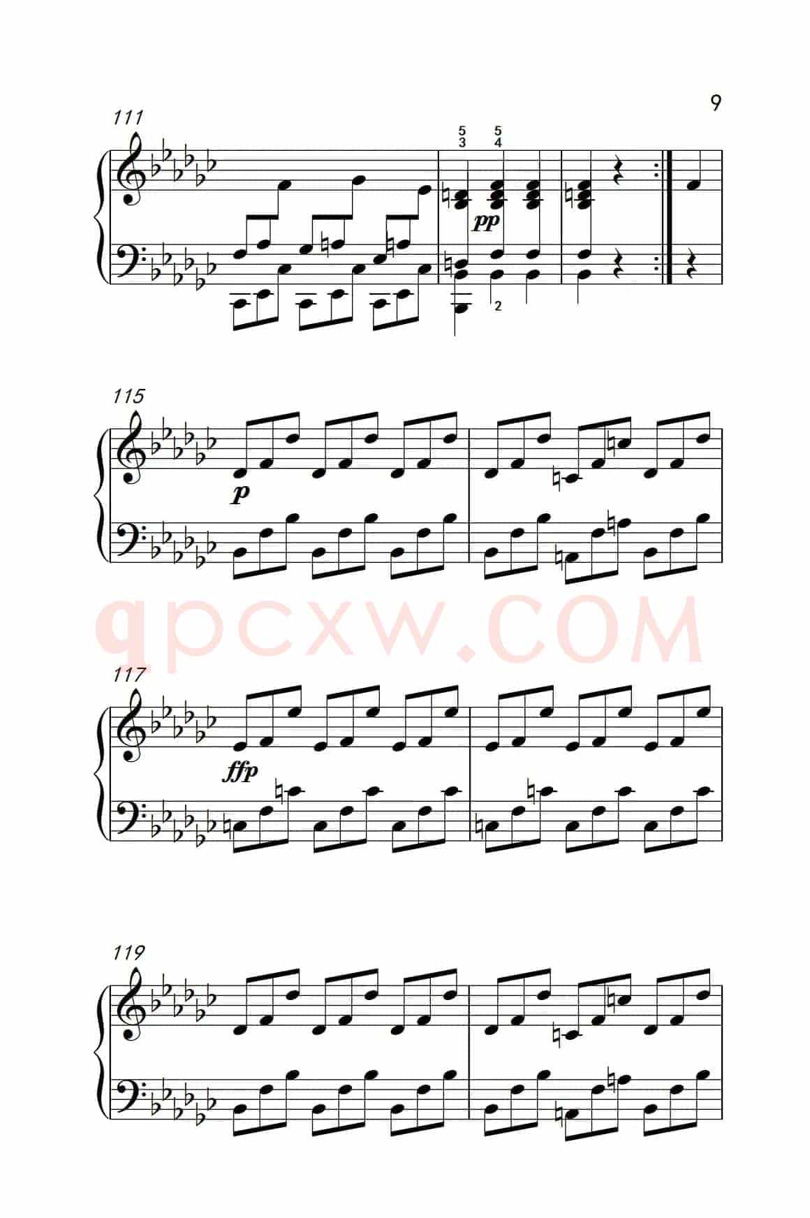奏鸣曲 Opus 7 第三乐章（贝多芬奏鸣曲集 2）
