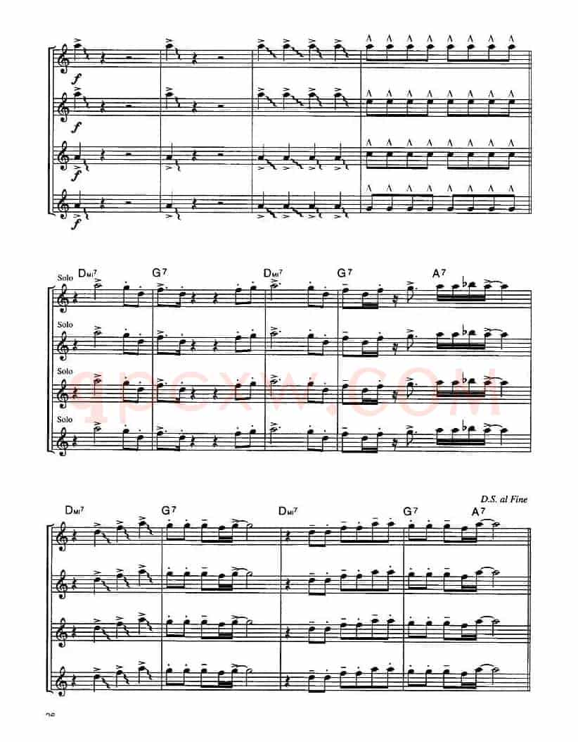 Funk Four（中音萨克斯四重奏）