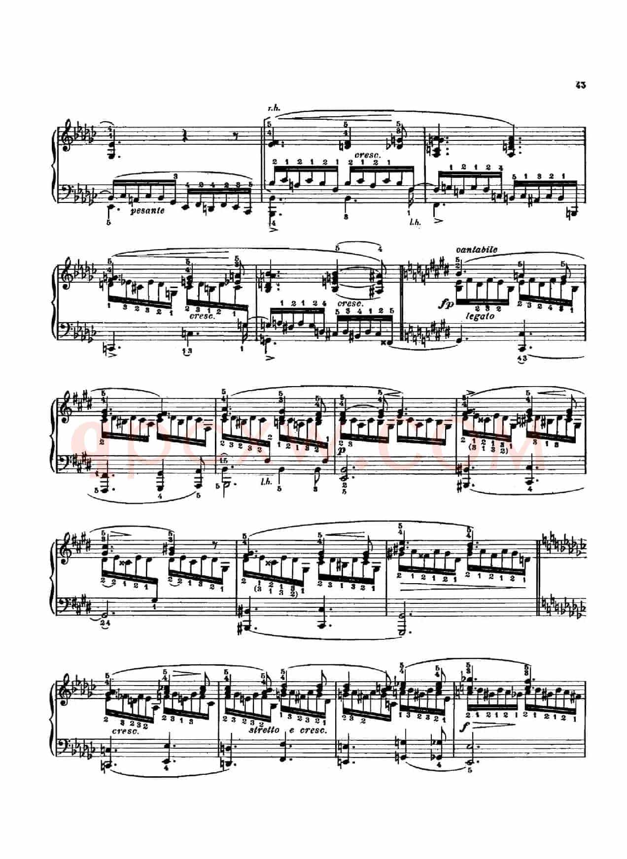 12 Etudes Op.10 柯尔托教学版(12首练习曲·6)