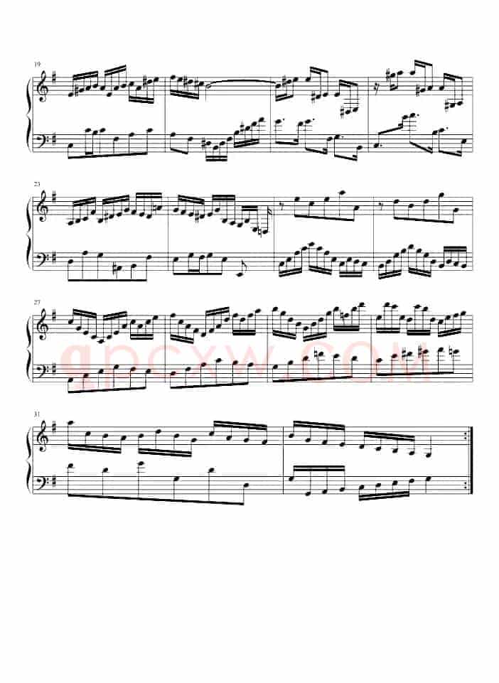 Goldberg Variations 1（哥德堡变奏曲）