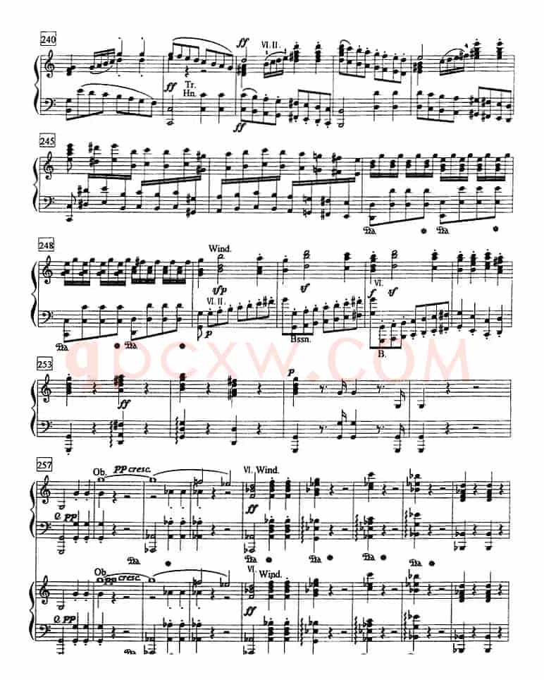钢琴教程第八级 大型乐曲（C大调第一钢琴协奏曲 Op.15 第一乐章）