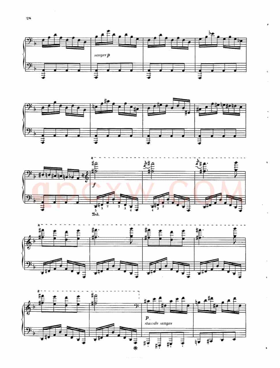 Le chemin de fer Op·27(d小调练习曲·铁路)