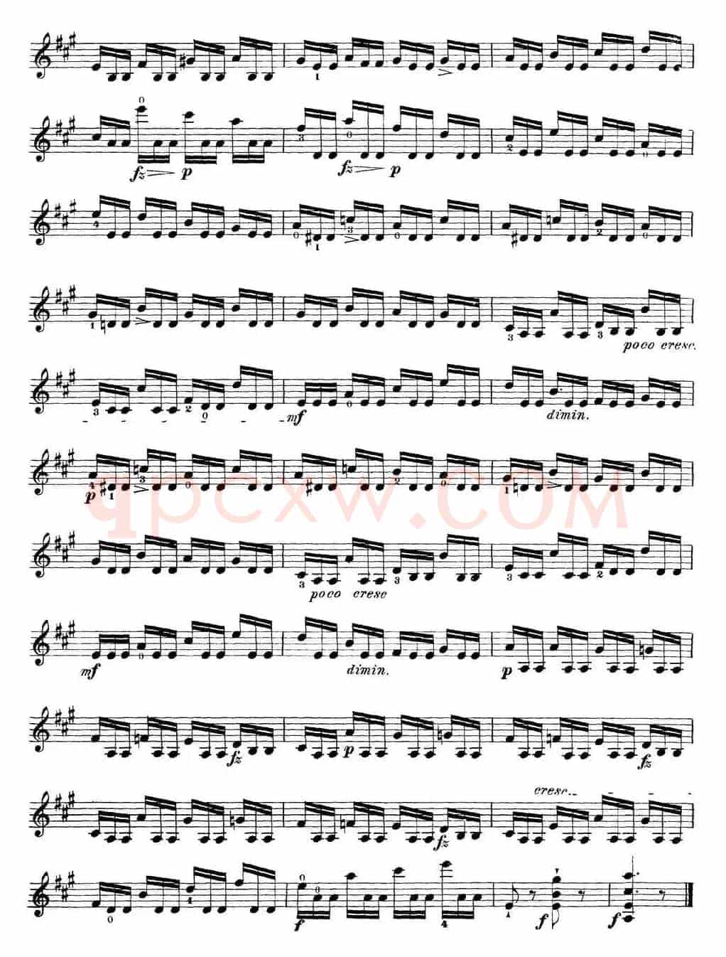 马扎斯小提琴练习曲 Op.36 第一册 特殊练习曲（22）