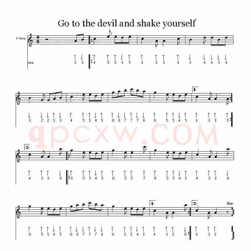 Go tu the deviland shake yourself（布鲁斯）