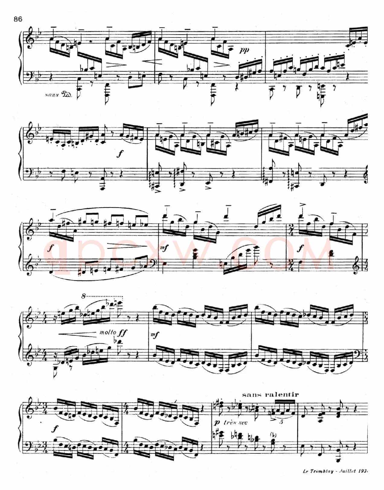 Presto in B-Flat Majo（降B大调急板）