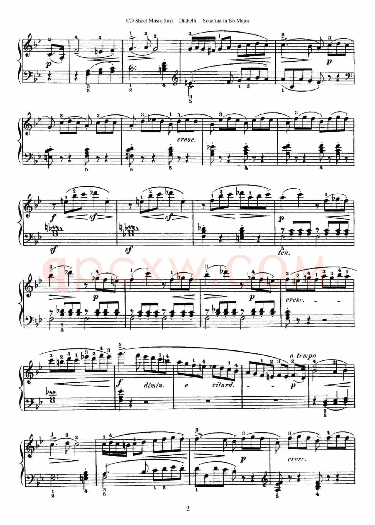 7 Piano Sonatinas Op.168(7首钢琴小奏鸣曲 No.4)
