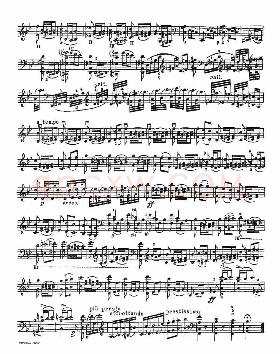 A. Piatti 12 Caprice Op.25（皮阿蒂 12首大提琴随想曲) 第三）