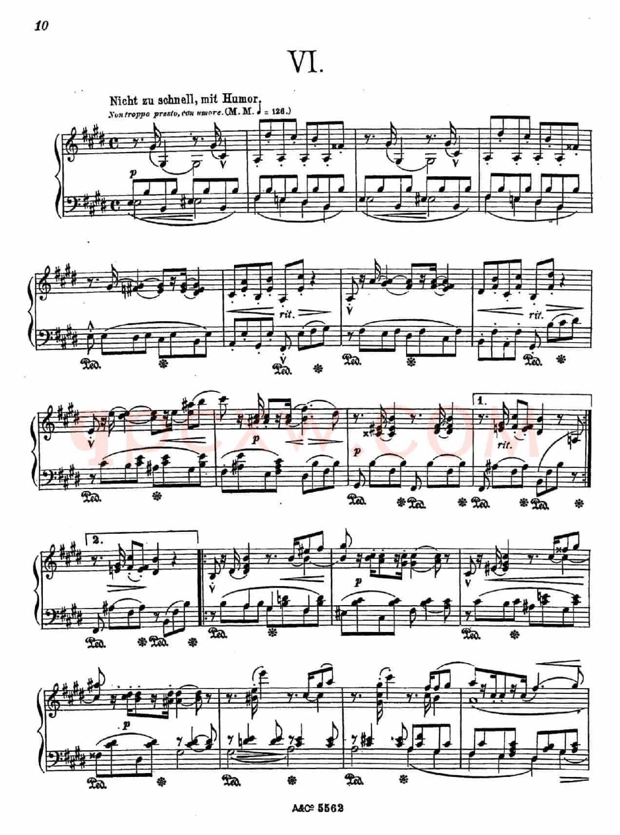 Album Leaf Op.7（纪念册的一页·6）