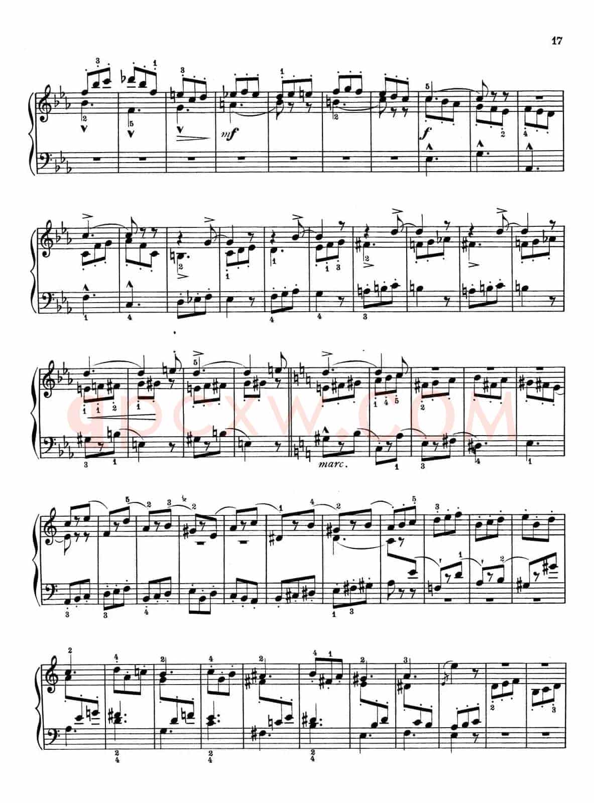 a小调第一组曲 Op.69(5、FUGA)