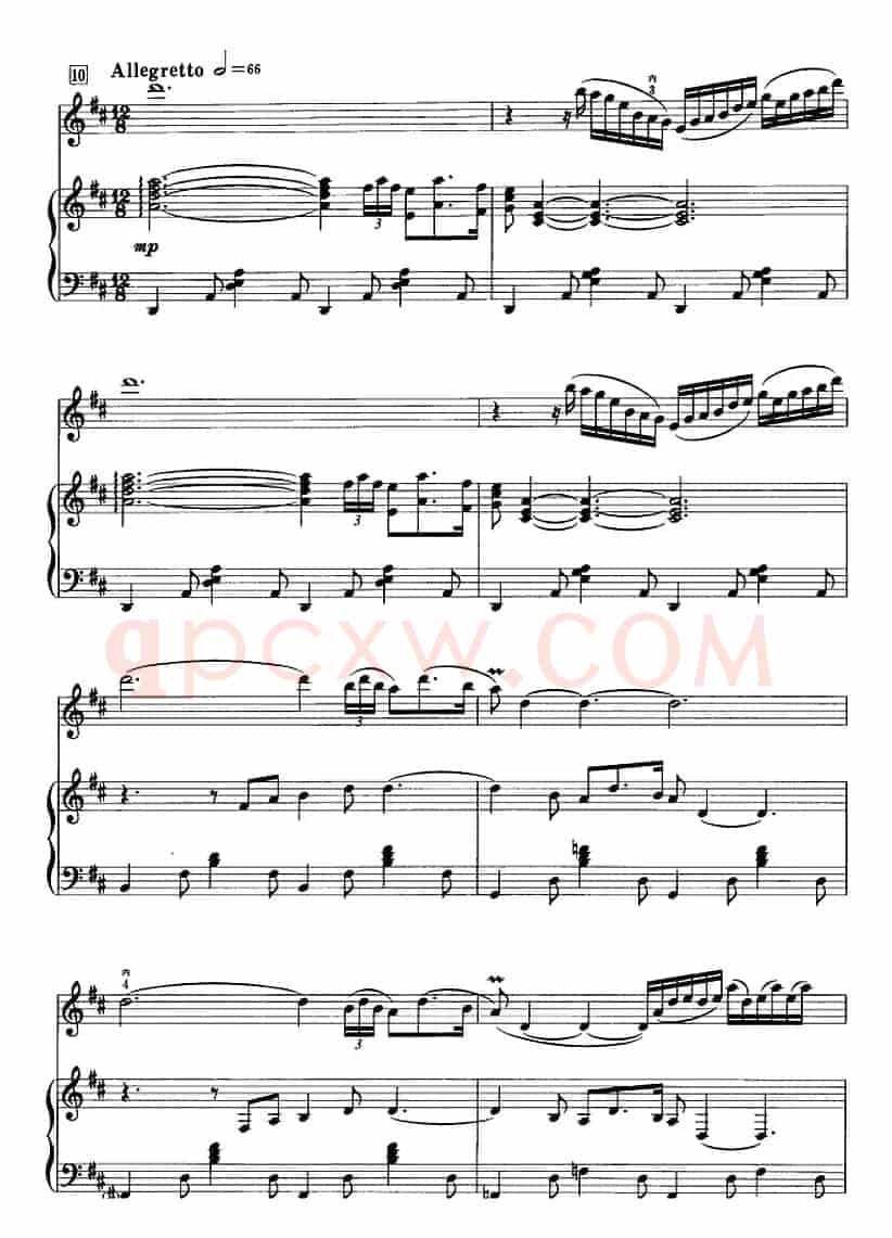 第一二胡协奏曲：第三乐章（二胡+钢琴伴奏）