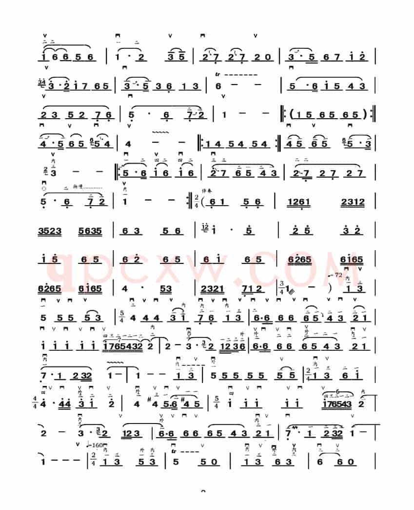 舞之魂（中音板胡、简谱版）