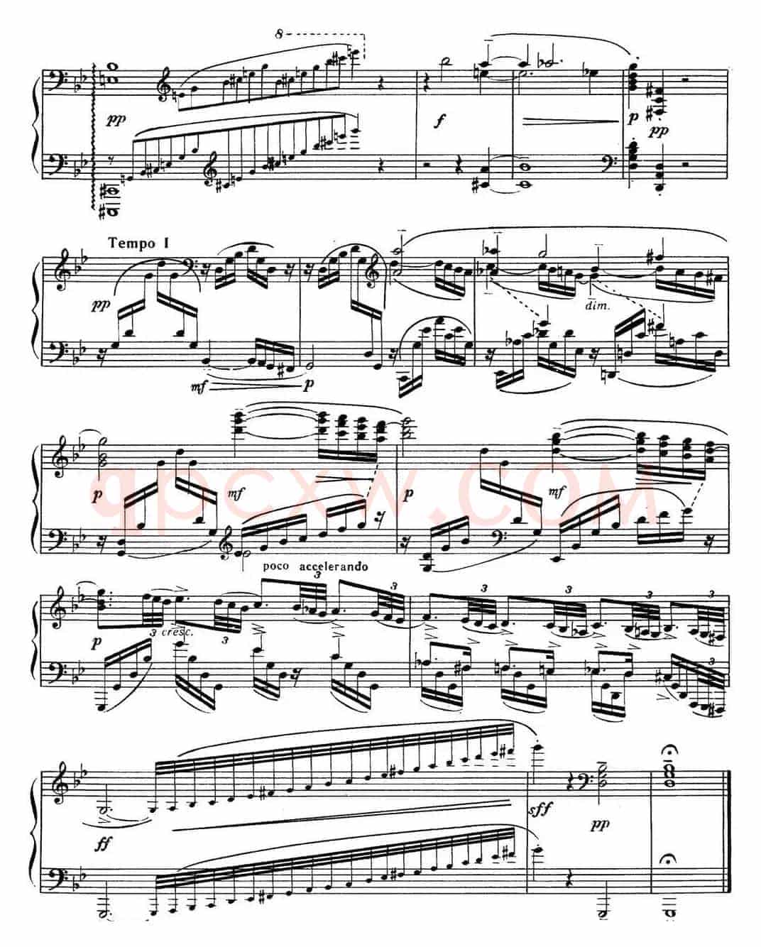拉赫玛尼诺夫 音画练习曲7或8 Etudes tableaux Op.33 No.7