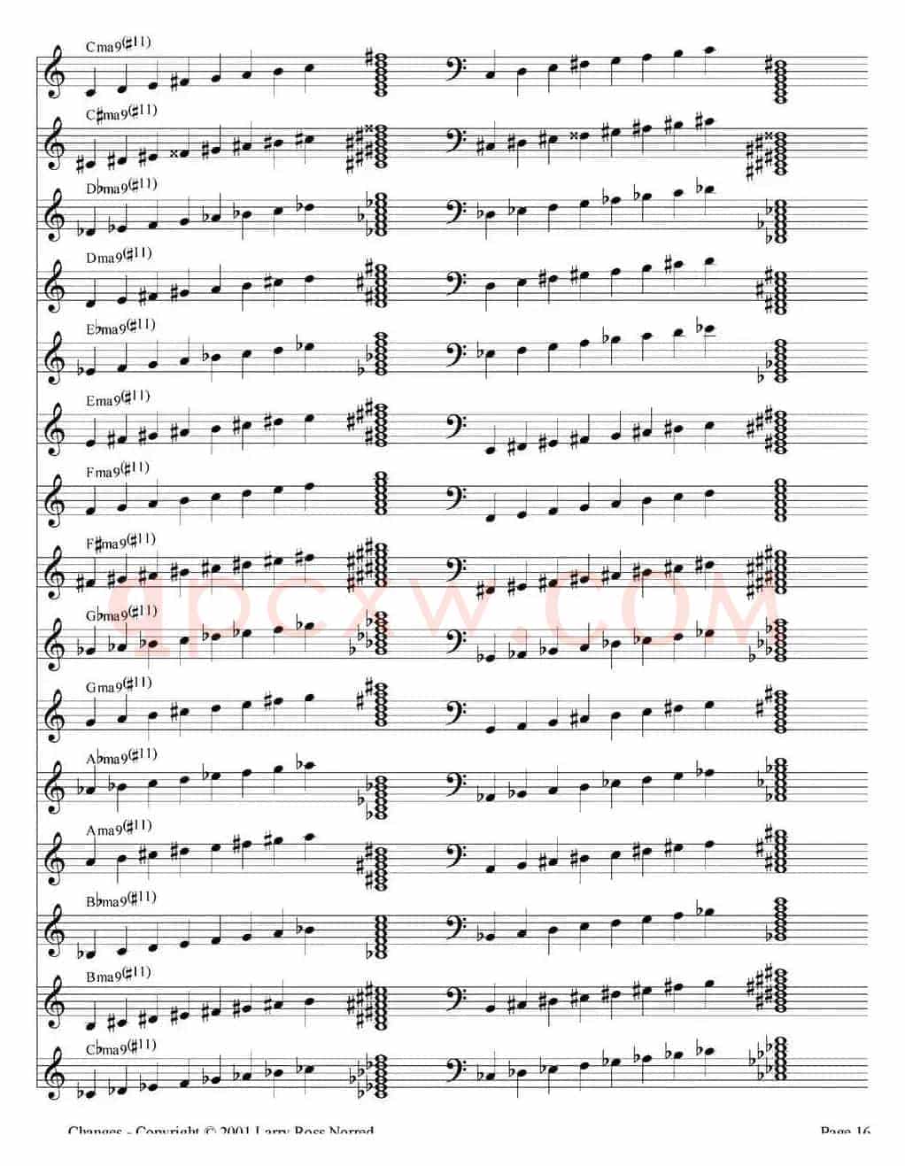 Changes（爵士乐和弦教材）（P1-20）