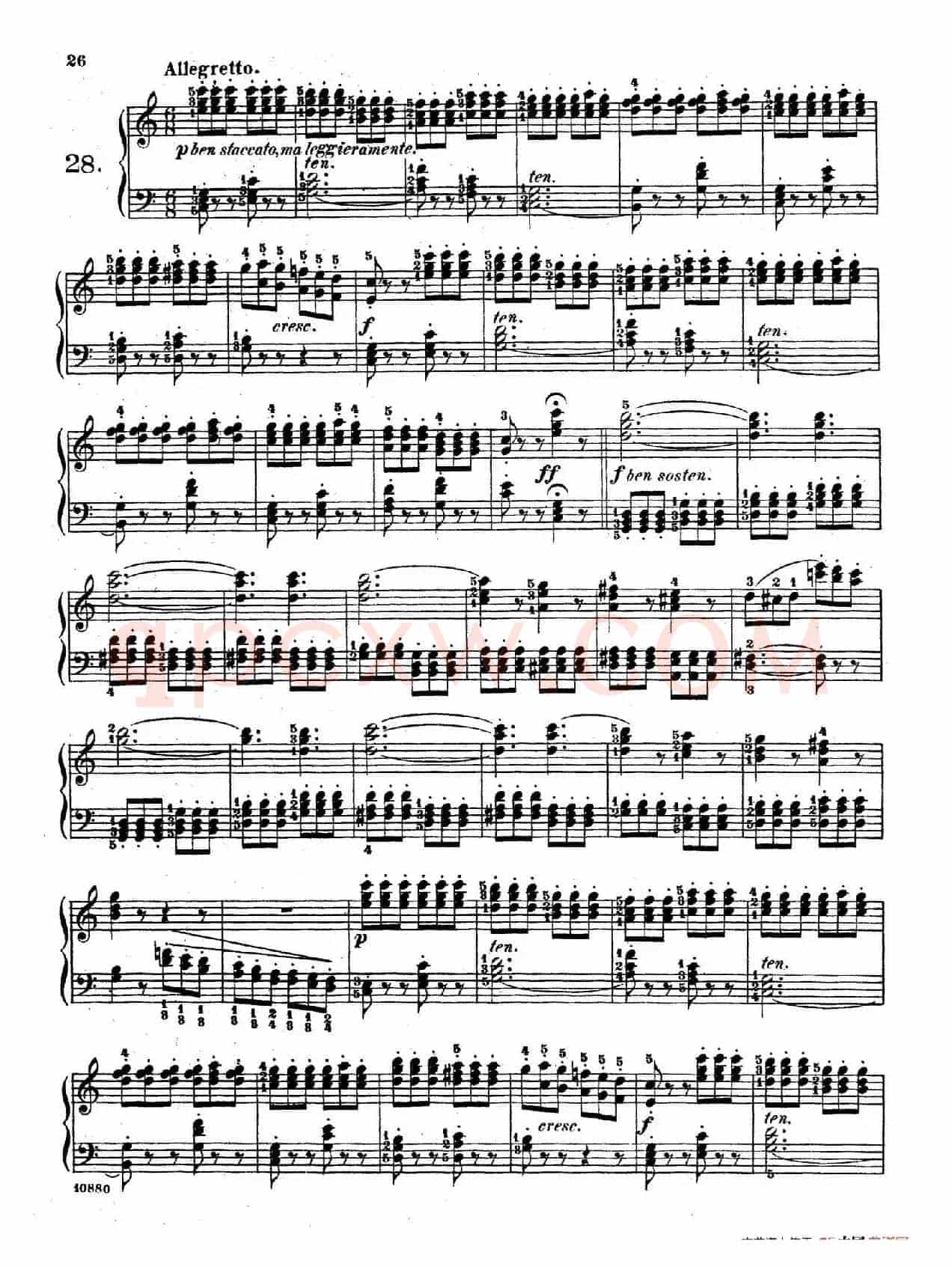 Etudes Enfantines Op.37（儿童钢琴练习曲 第26——30首）
