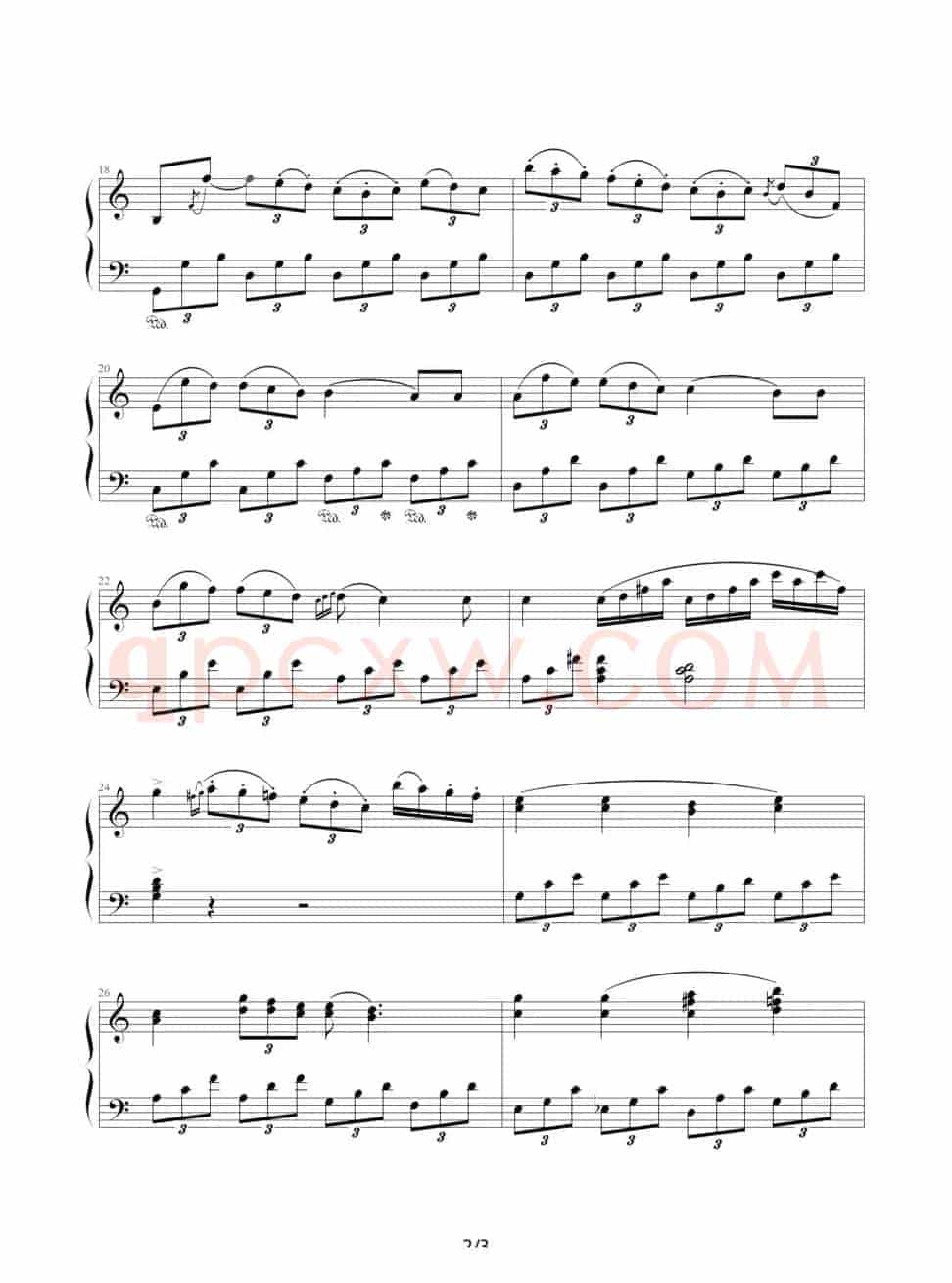 第五钢琴协奏曲（第二乐章）