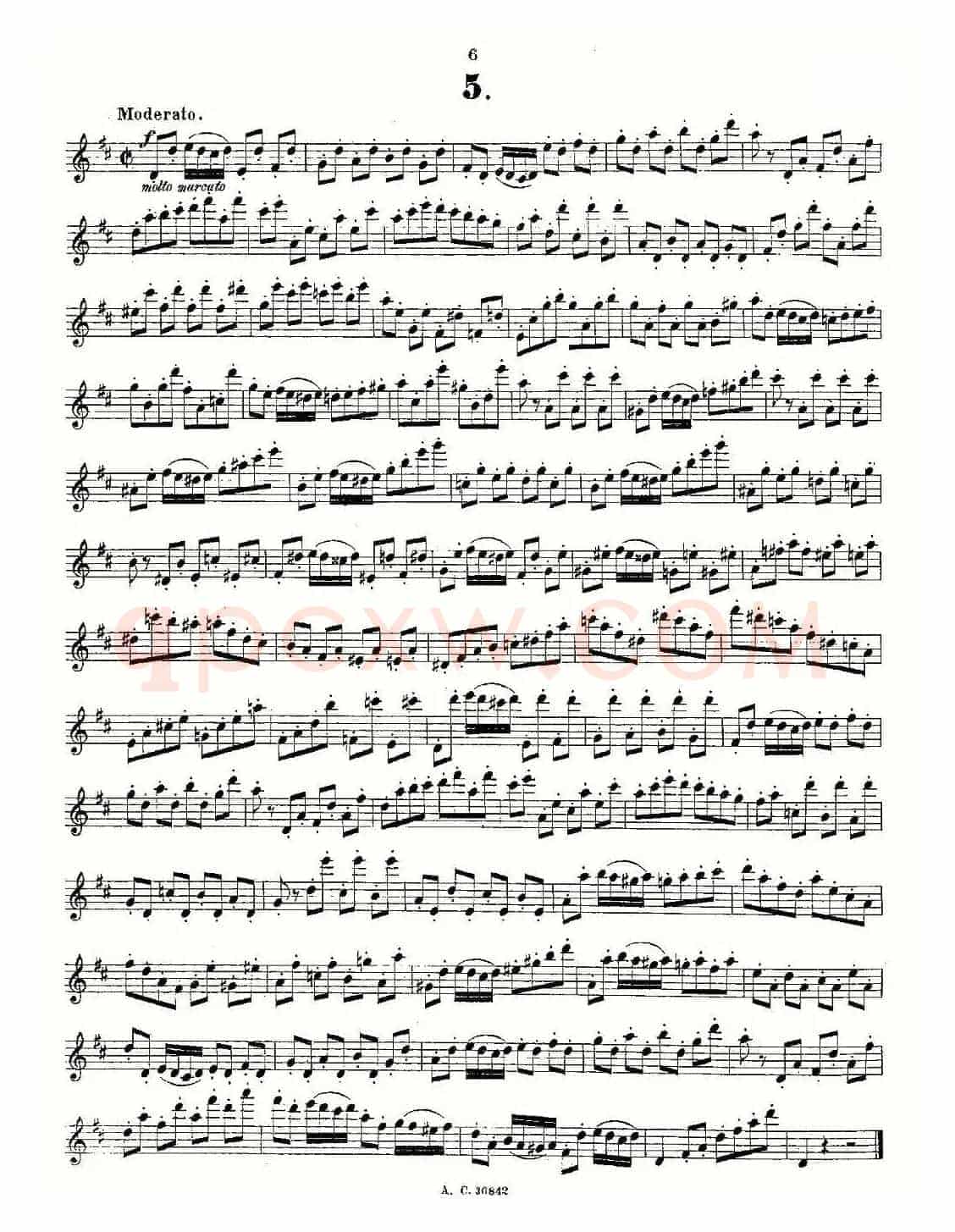 24首长笛练习曲 Op.21 之1—12