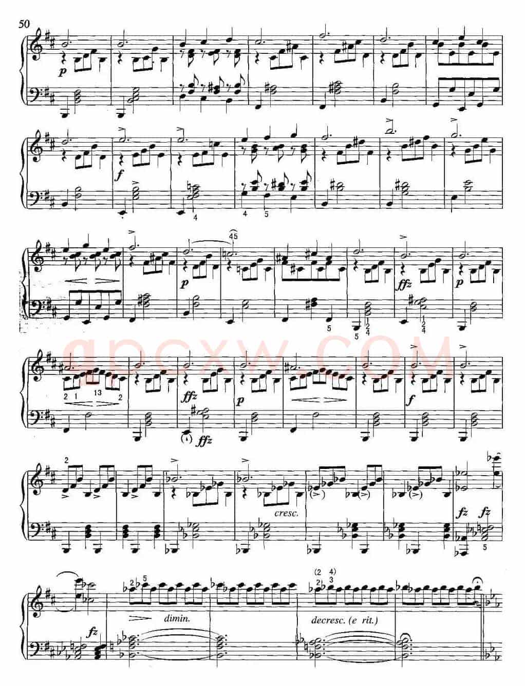 不可不弹的世界钢琴名曲：即兴曲（第2首）