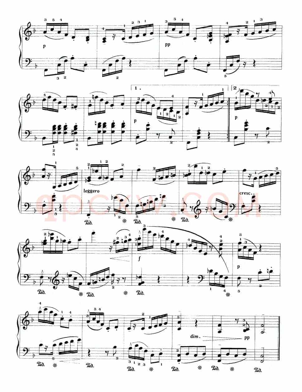 纪念册的一页（凯尔希纳作曲版）