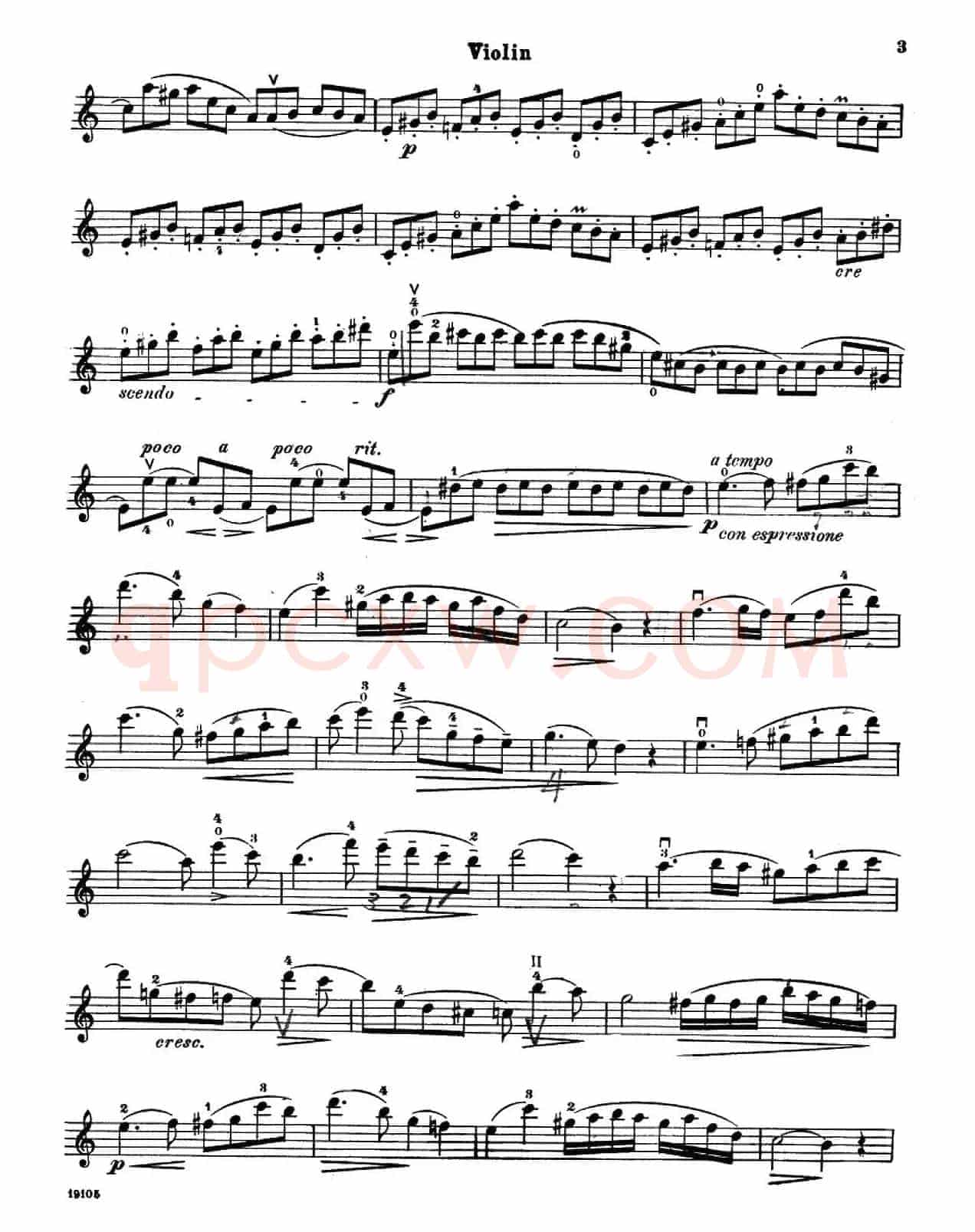 Concerto No.1 in a minor（A小调第一小提琴协奏曲）