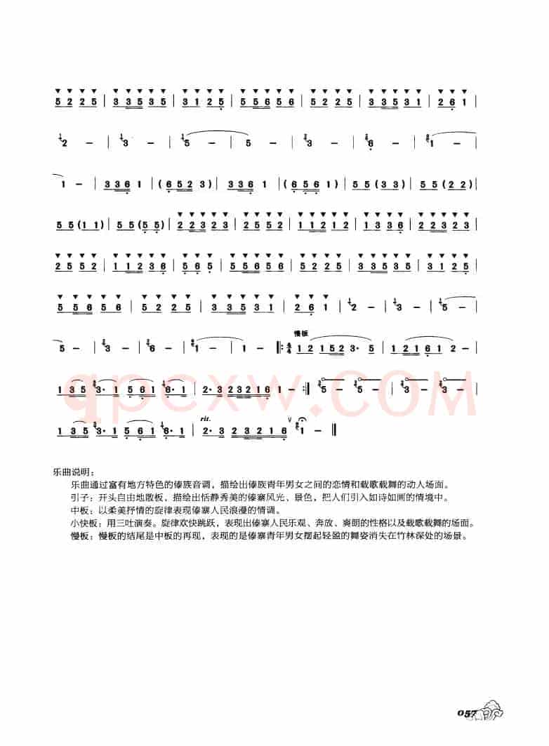 葫芦丝曲精选：傣寨情歌