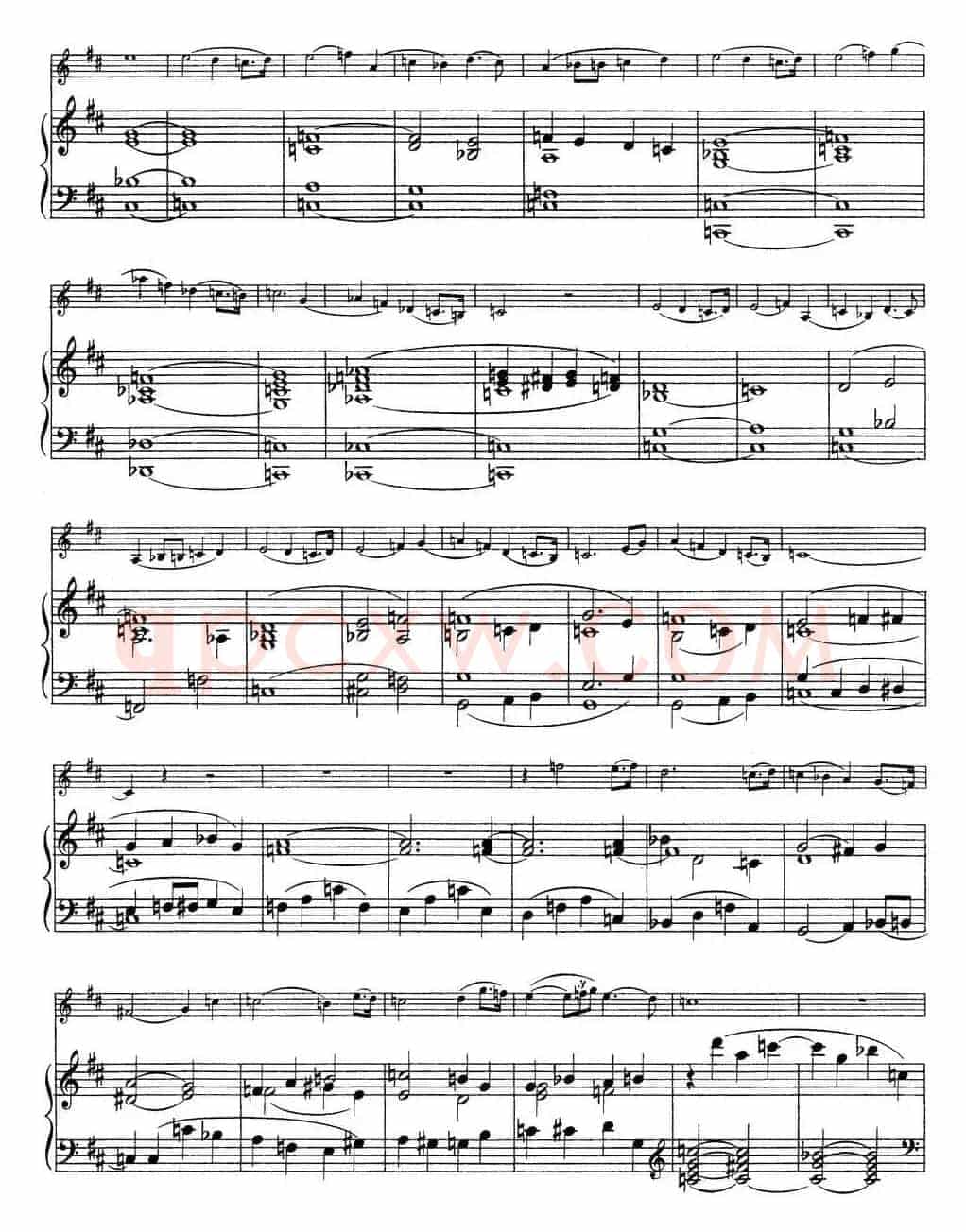 25首小提琴曲合集：Melody.（F. TH. CURSCH-BUHREN Op.157，No.1）（小提琴+钢琴伴奏）