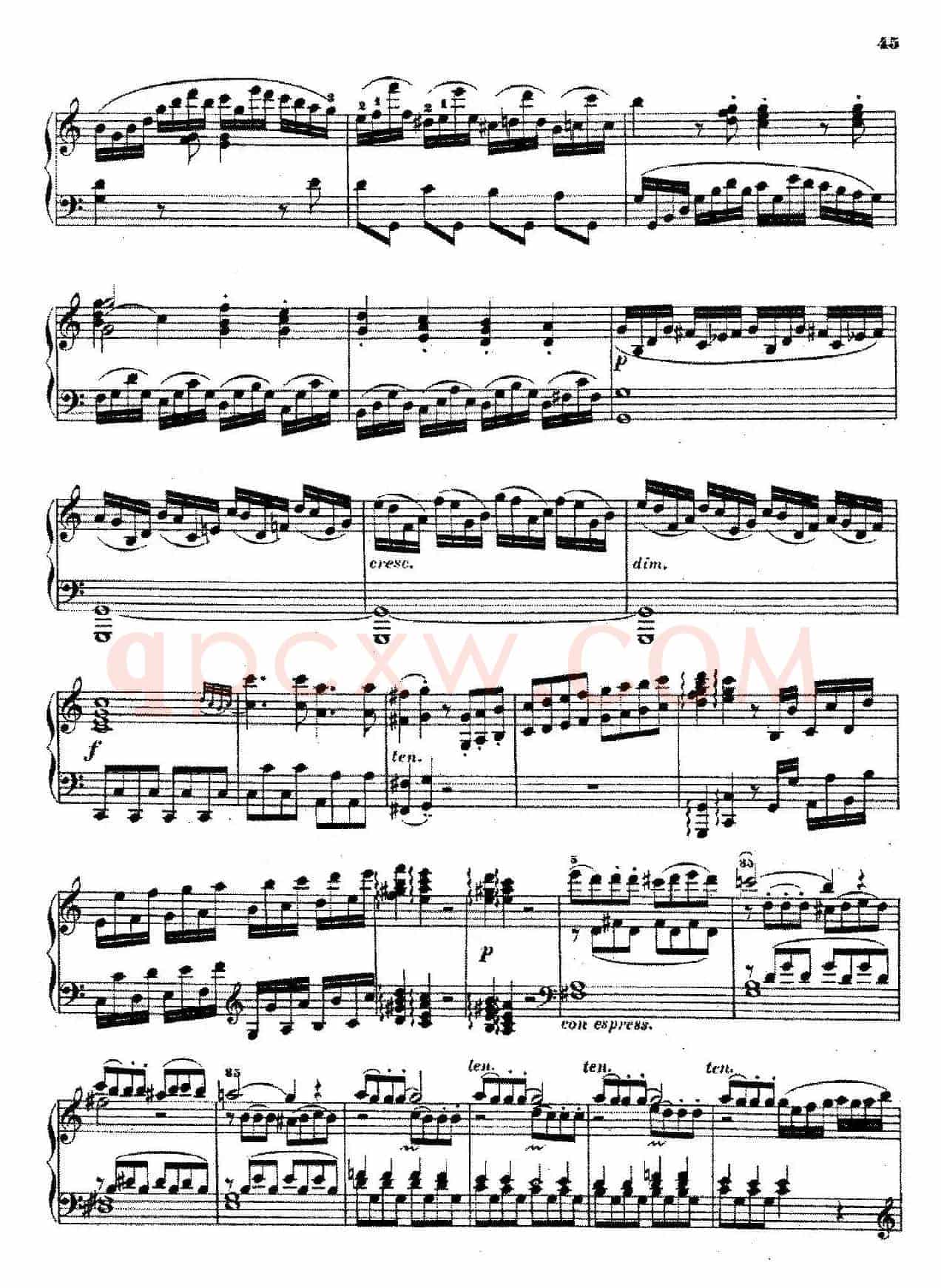 Piano Sonata No.4 in C Major Op.38(C大调第四钢琴奏鸣曲)
