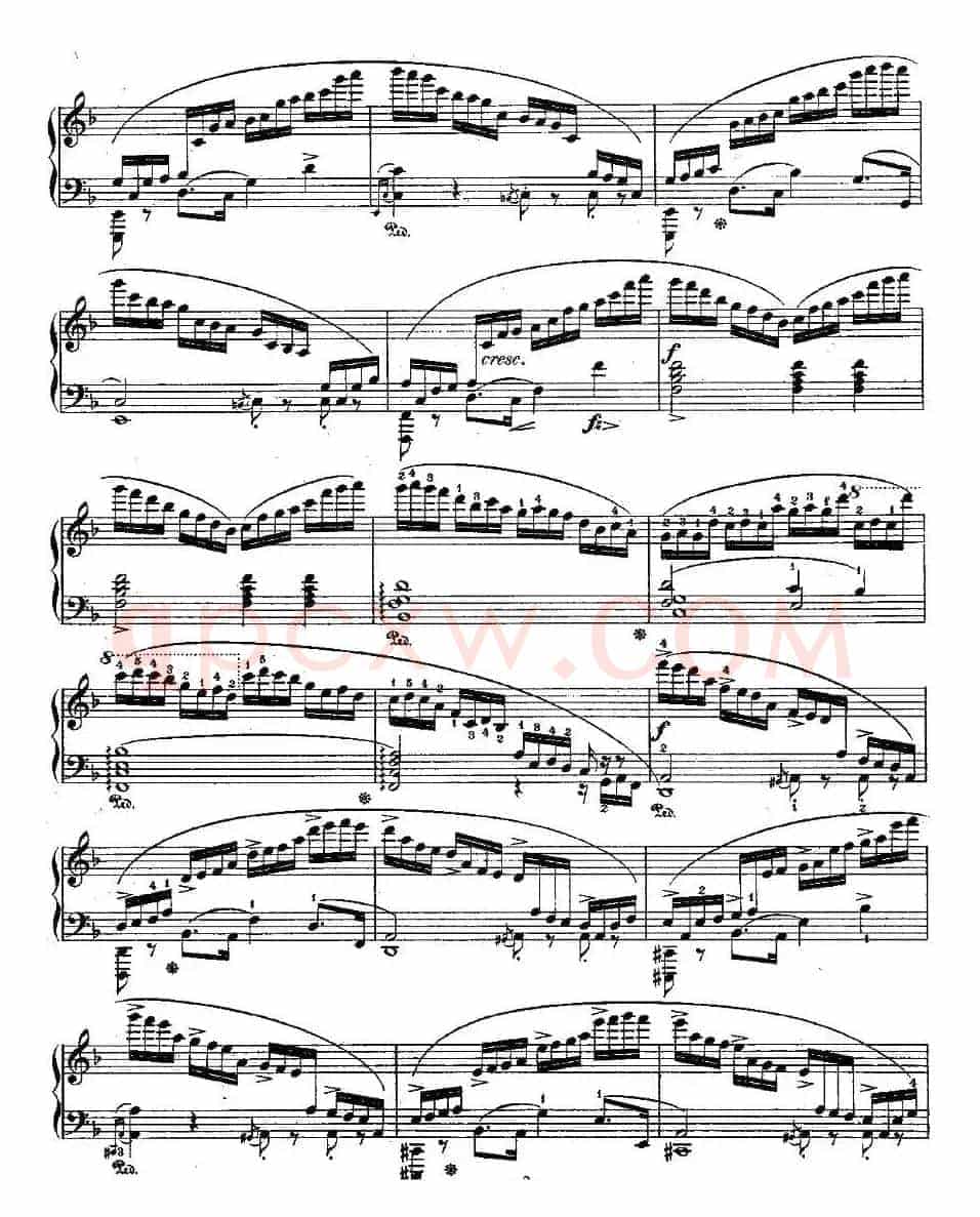 肖邦钢琴练习曲，Op.10之八