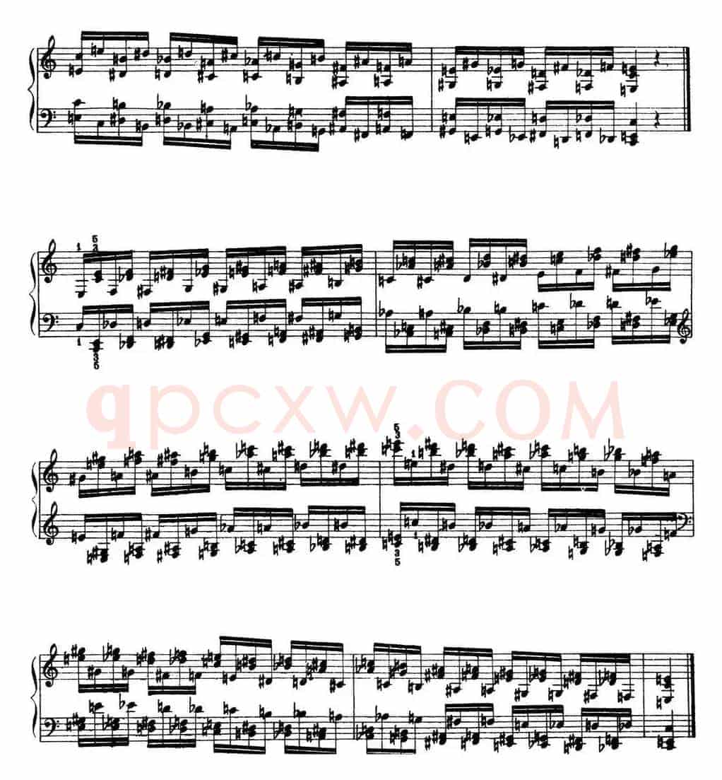 Technical Exercises S.146(李斯特钢琴技巧练习 BOOK Ⅷ)