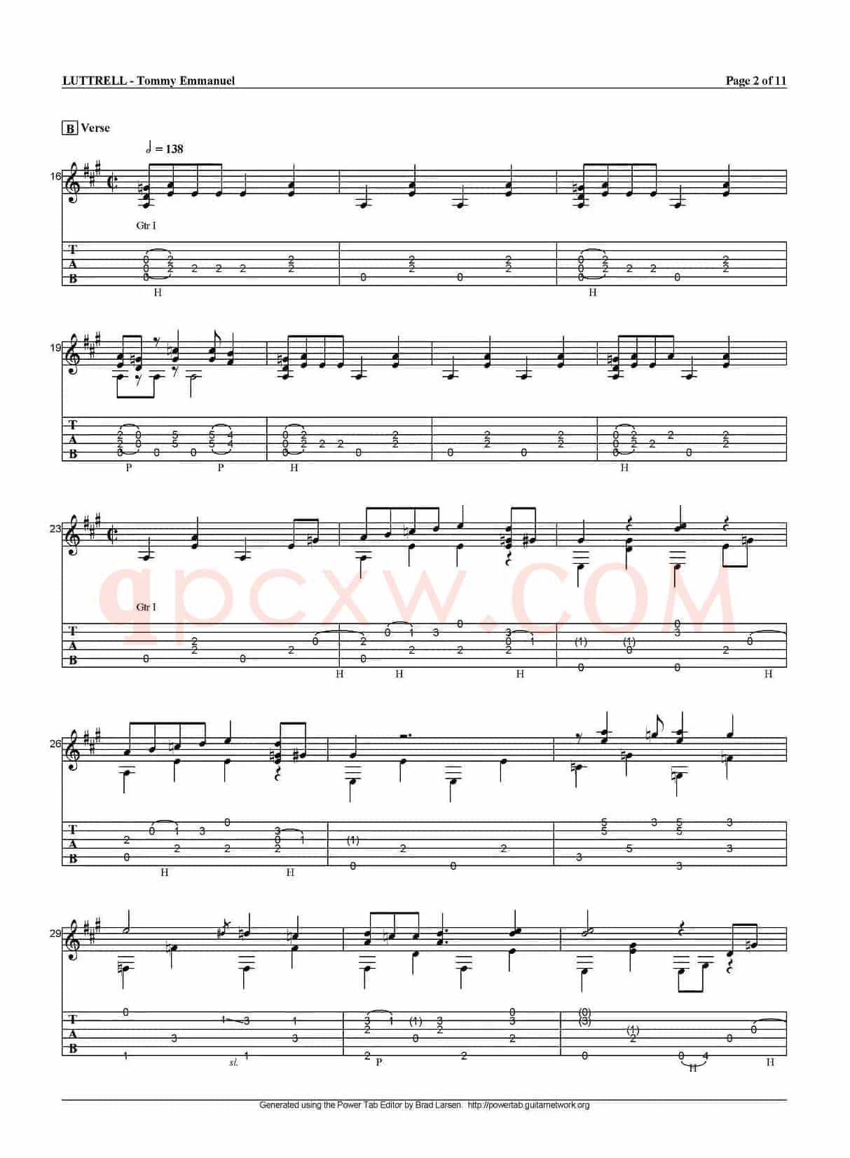 tommy emmanuel：luttrell（指弹吉他）