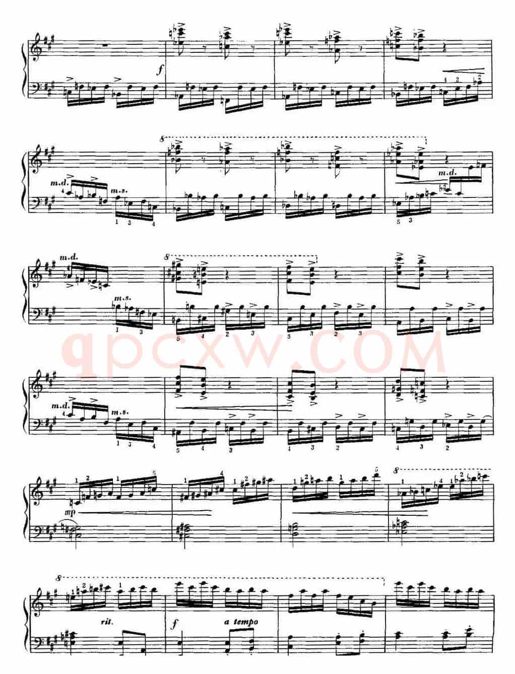 中国钢琴名曲30首：练习曲