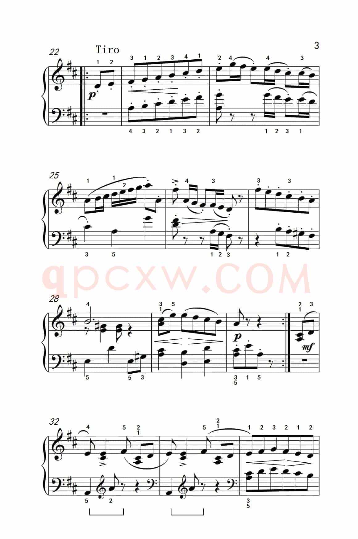第三级 1.小步舞曲（中央音乐学院 钢琴（业余）考级教程 1-3级）