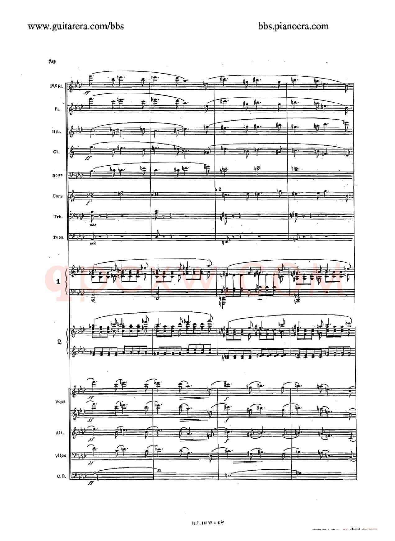 Concerto for 2 Pianos in d Minor(d小调双钢琴协奏曲·总谱)